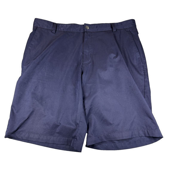 Adidas Golf Shorts Mens 36 Navy Blue Athletic Performance Stretch Pockets Logo - Picture 1 of 12